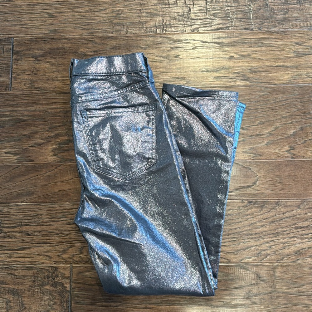 High Rise Metallic Jeans - Picture 2 of 2